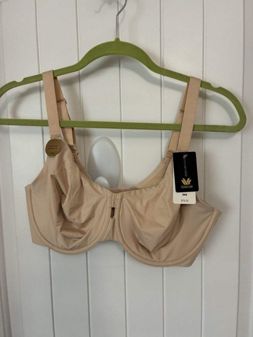 Wacoal Superbly Smooth Underwire In Beige Size 34G